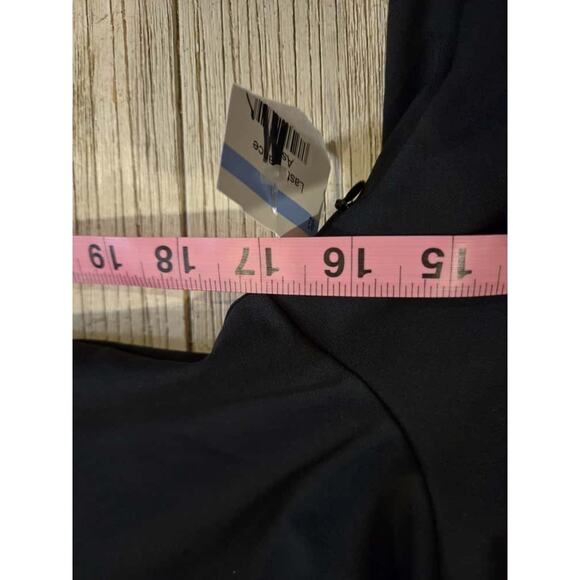 Cinq à Sept McKenna Knot Front Midi Dress Black Size 4 Long Sleeve - Picture 9 of 9